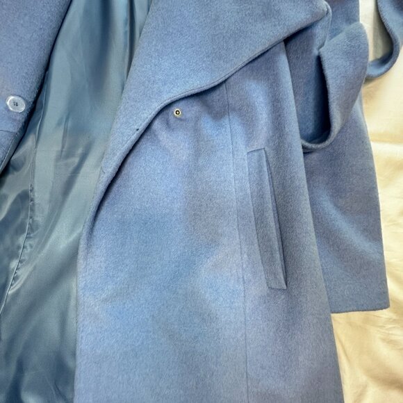 Cole Haan Light Blue Pea Coat - Picture 7 of 10